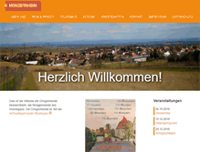 Tablet Screenshot of monzernheim.de